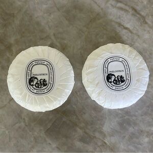 Diptyque Philosykos Soap Made In Italy 1.1 oz, 30 grams NEW, Set of 2